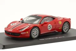 Ferrari 458 Challenge #5 Baujahr 2010 mit Vitrine rot 1:43 Altaya