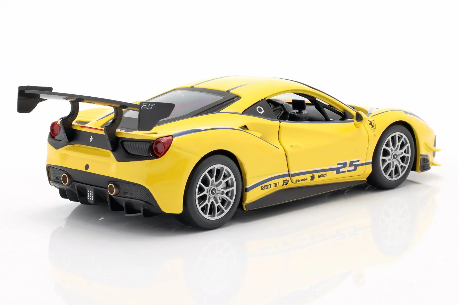 Ferrari 488 Challenge #25 gelb 1:24 Bburago