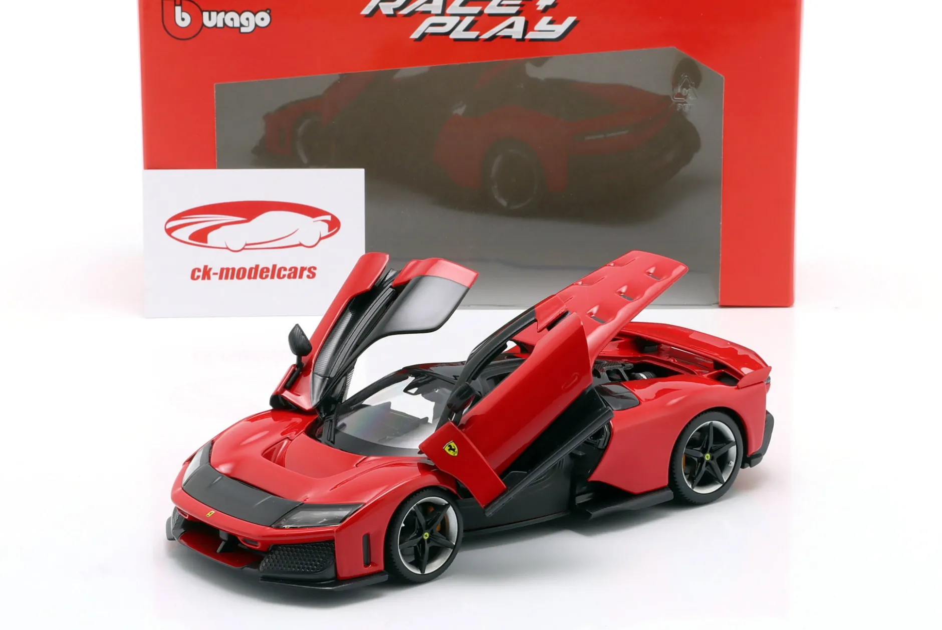 Ferrari F80 Baujahr 2024 corsa rot 1:24 Bburago