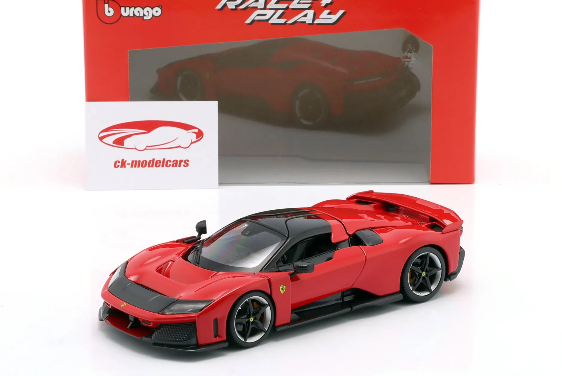 Ferrari F80 Baujahr 2024 corsa rot 1:24 Bburago