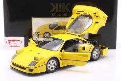 Ferrari F40 Baujahr 1987 gelb 1:12 KK-Scale