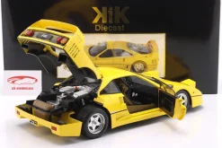 Ferrari F40 Baujahr 1987 gelb 1:12 KK-Scale