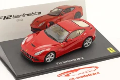 Ferrari F12 Berlinetta Baujahr 2012 mit Vitrine rot 1:43 Altaya
