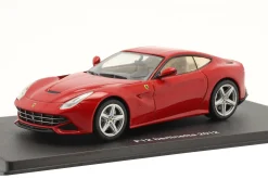 Ferrari F12 Berlinetta Baujahr 2012 mit Vitrine rot 1:43 Altaya