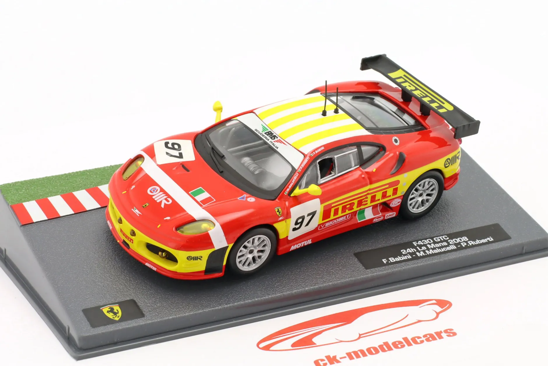 Ferrari F430 GTC #97 24h LeMans 2008 Ruberti, Babini, Malucelli 1:43 Altaya
