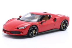Ferrari 296 GTB Hybrid 830PS V6 Baujahr 2021 rot 1:18 Bburago