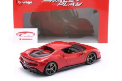 Ferrari 296 GTB Hybrid 830PS V6 Baujahr 2021 rot 1:18 Bburago