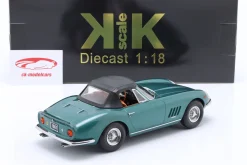 Ferrari 275 GTB/4 NART Spyder mit Speichenfelgen 1967 grün metallic 1:18 KK-Scale