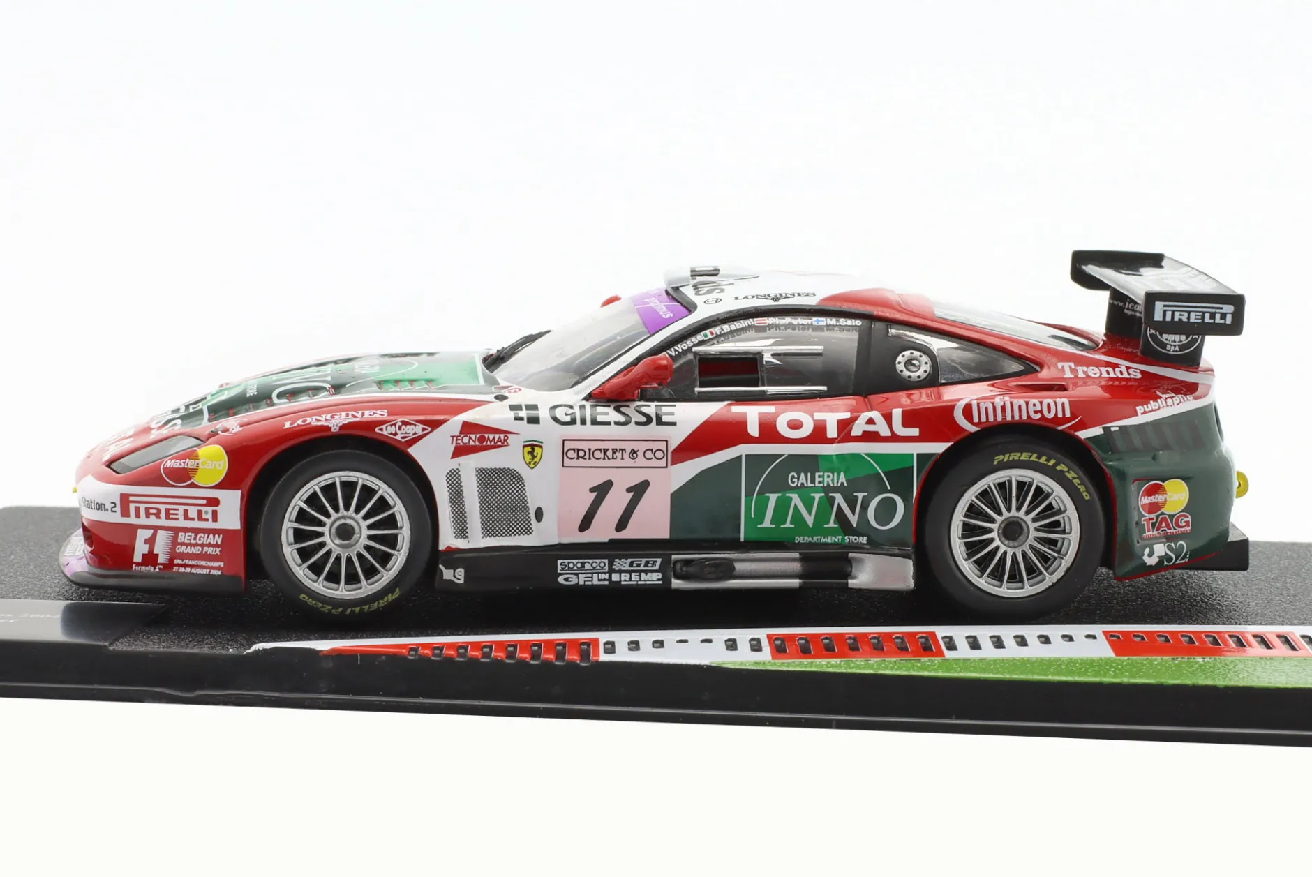 Ferrari 575 GTC #11 2nd 24h Spa 2004 GPC Giesse Squadra Corse 1:43 Altaya