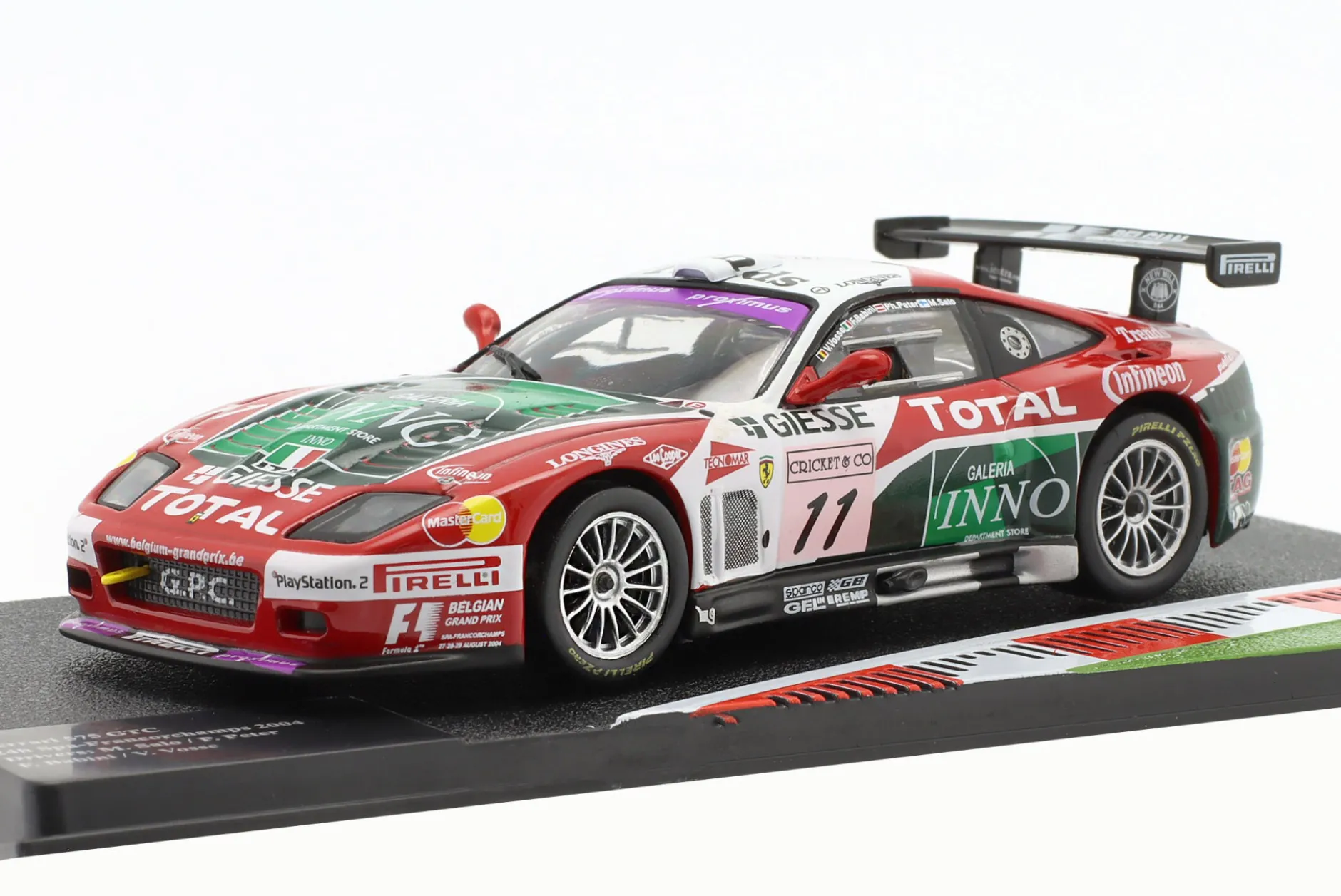 Ferrari 575 GTC #11 2nd 24h Spa 2004 GPC Giesse Squadra Corse 1:43 Altaya