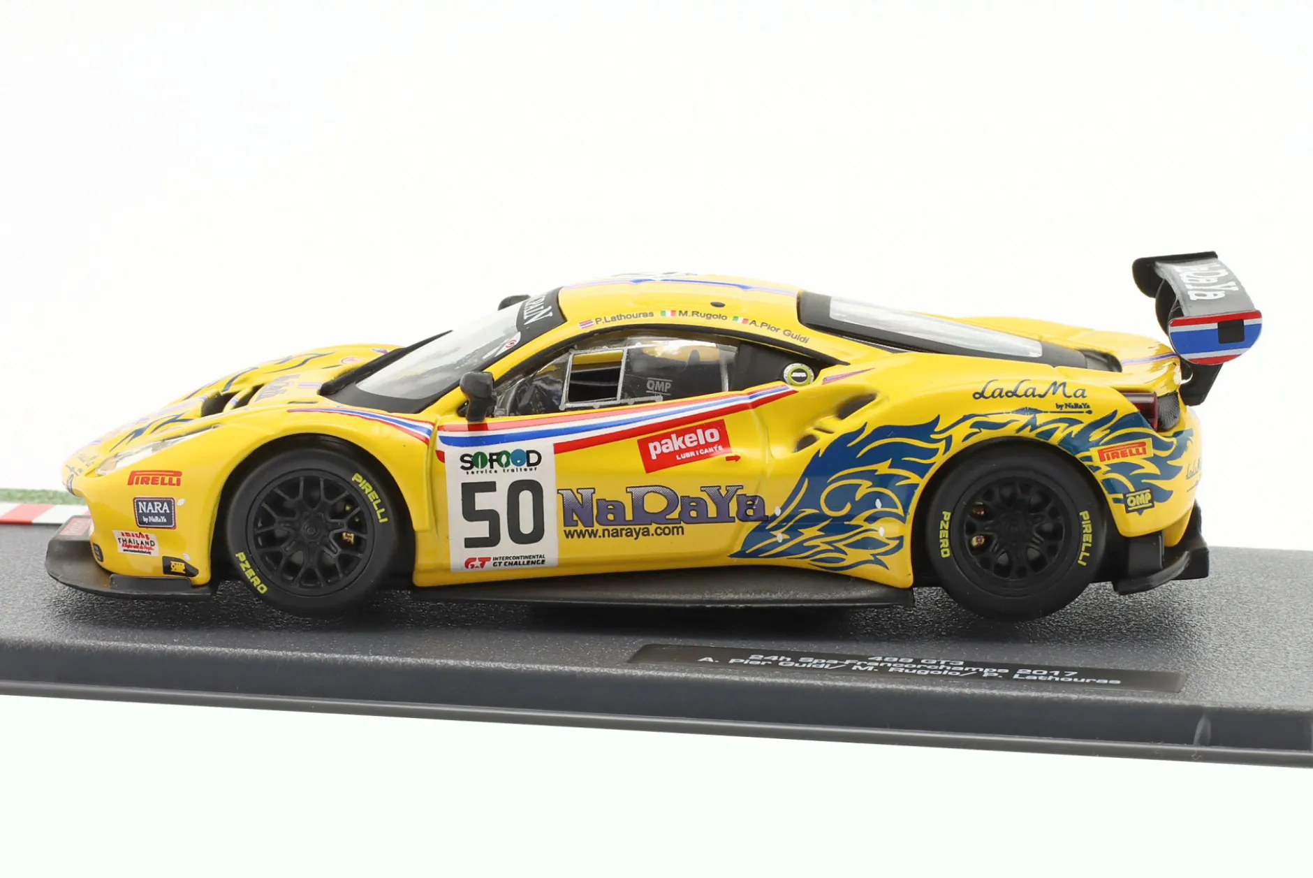 Ferrari 488 GT3 #50 24h Spa 2017 AF Corse 1:43 Altaya
