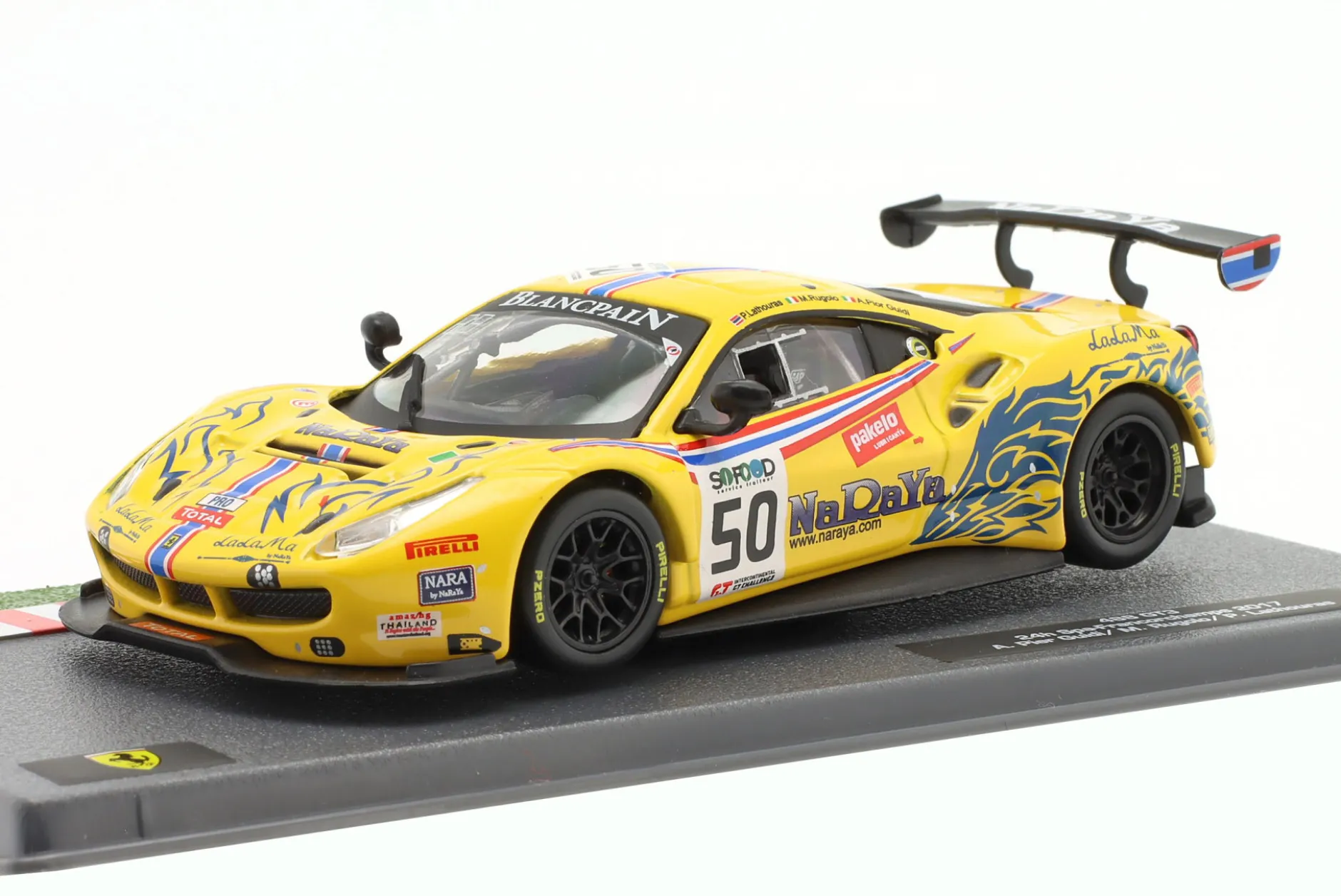 Ferrari 488 GT3 #50 24h Spa 2017 AF Corse 1:43 Altaya