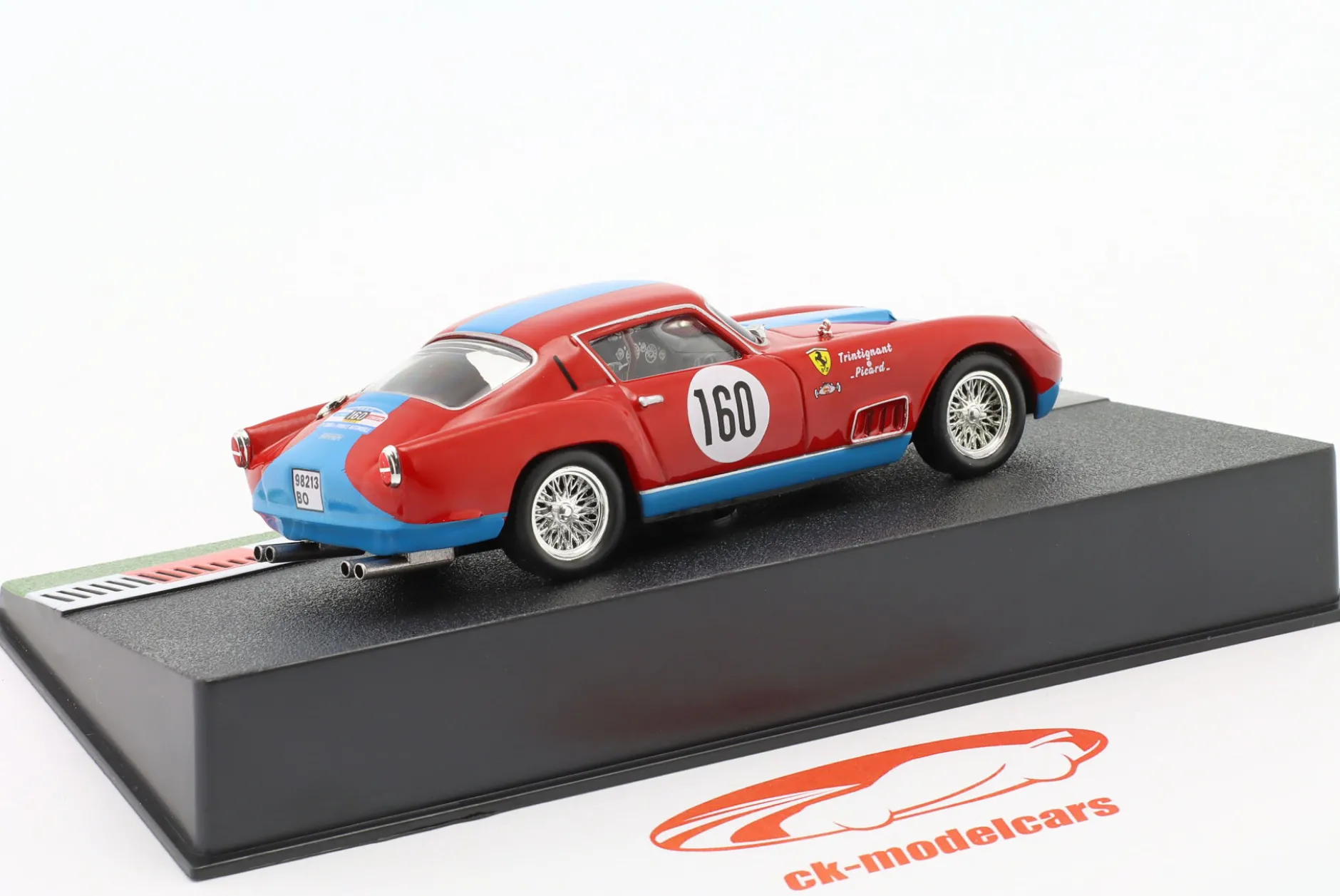 Ferrari 250 GT #160 2nd Rallye Tour de France 1958 Trintignant, Picard 1:43 Altaya