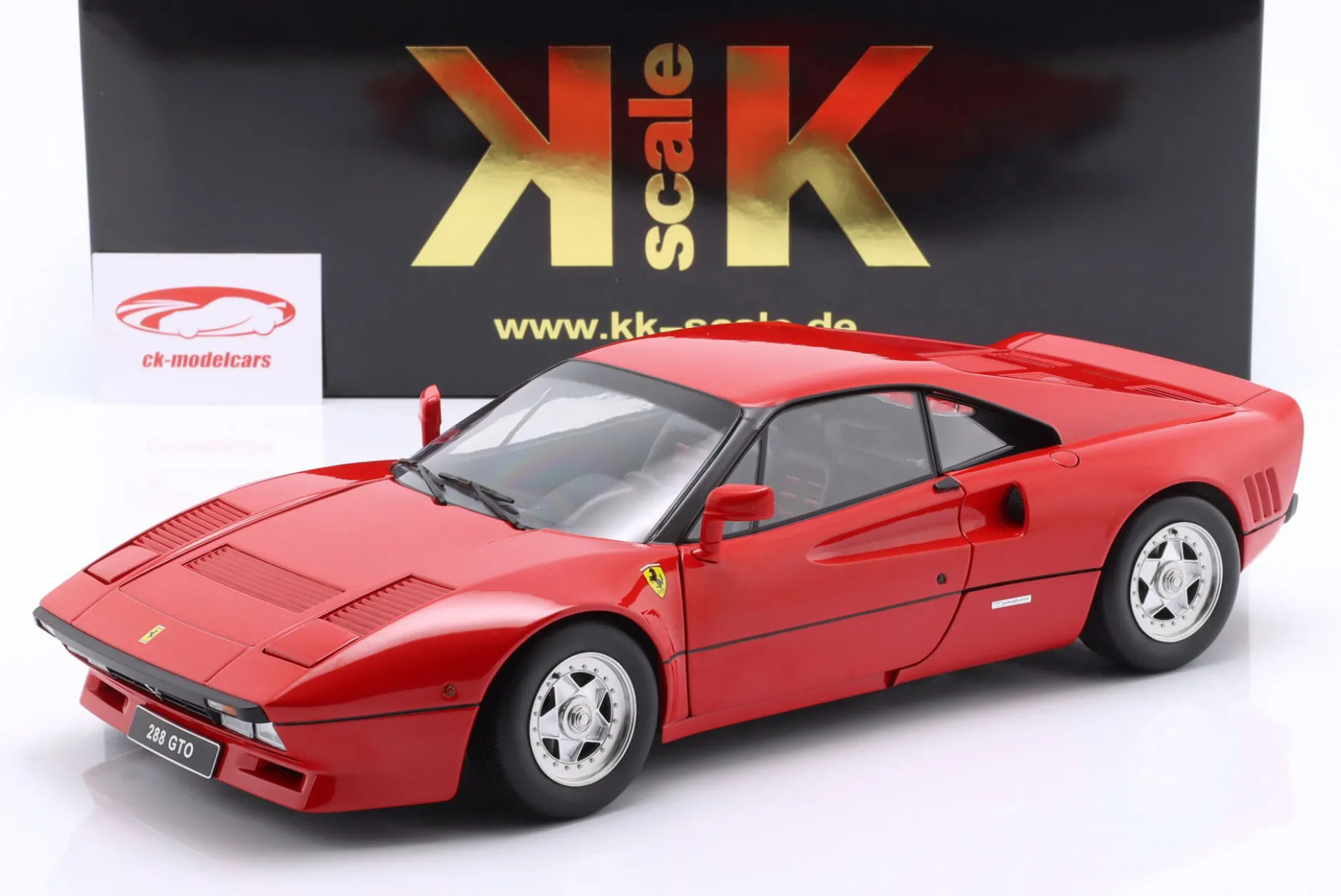 Ferrari 288 GTO Baujahr 1984 rot 1:12 KK-Scale