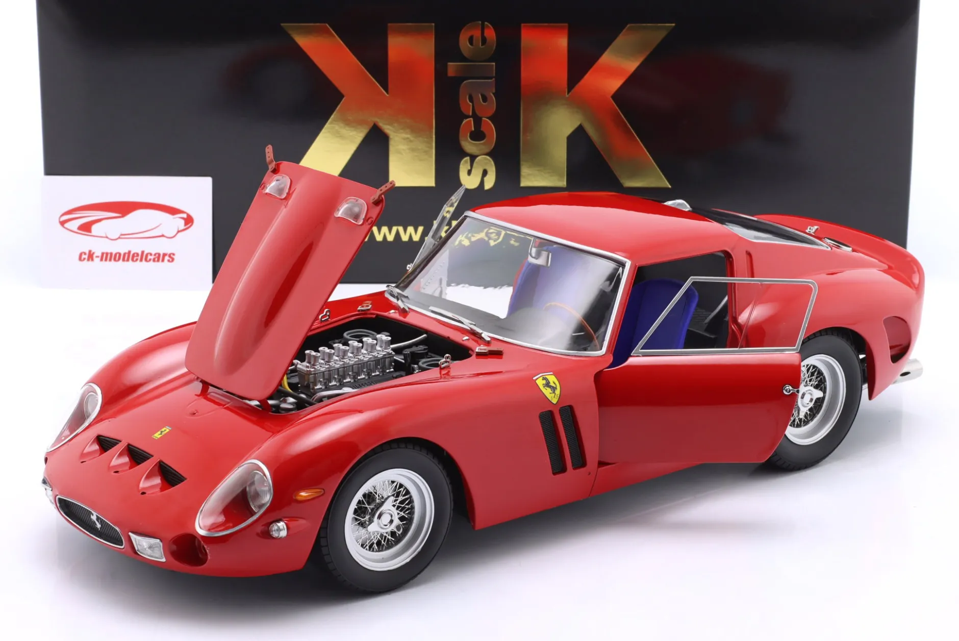 Ferrari 250 GTO Baujahr 1962 rot 1:12 KK-Scale