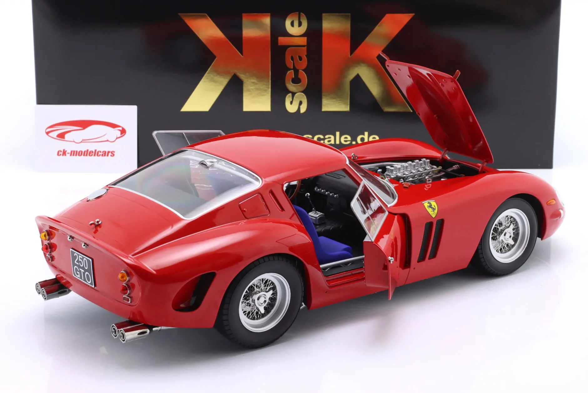 Ferrari 250 GTO Baujahr 1962 rot 1:12 KK-Scale