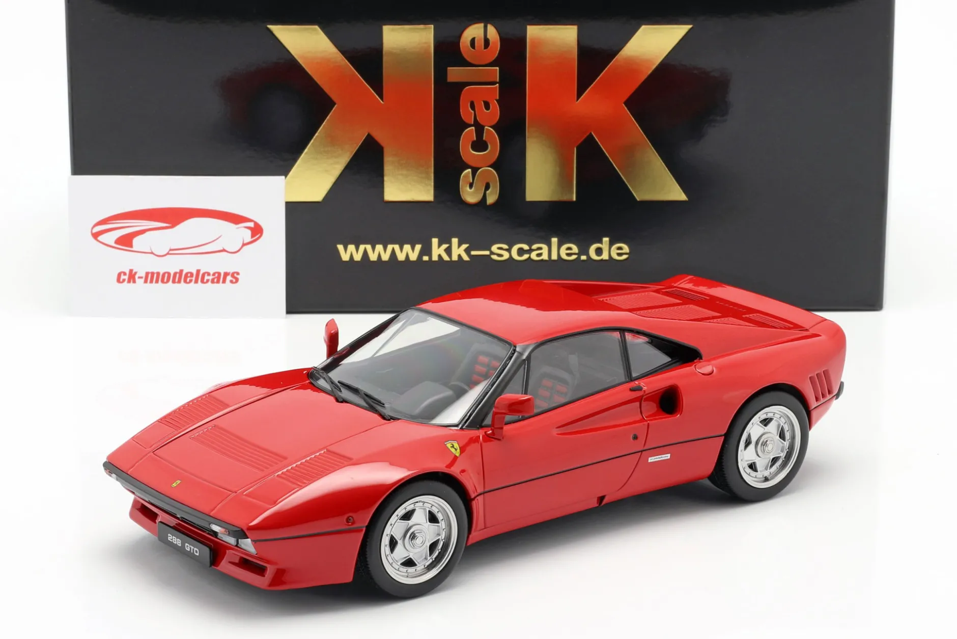 Ferrari 288 GTO Baujahr 1984 rot 1:18 KK-Scale