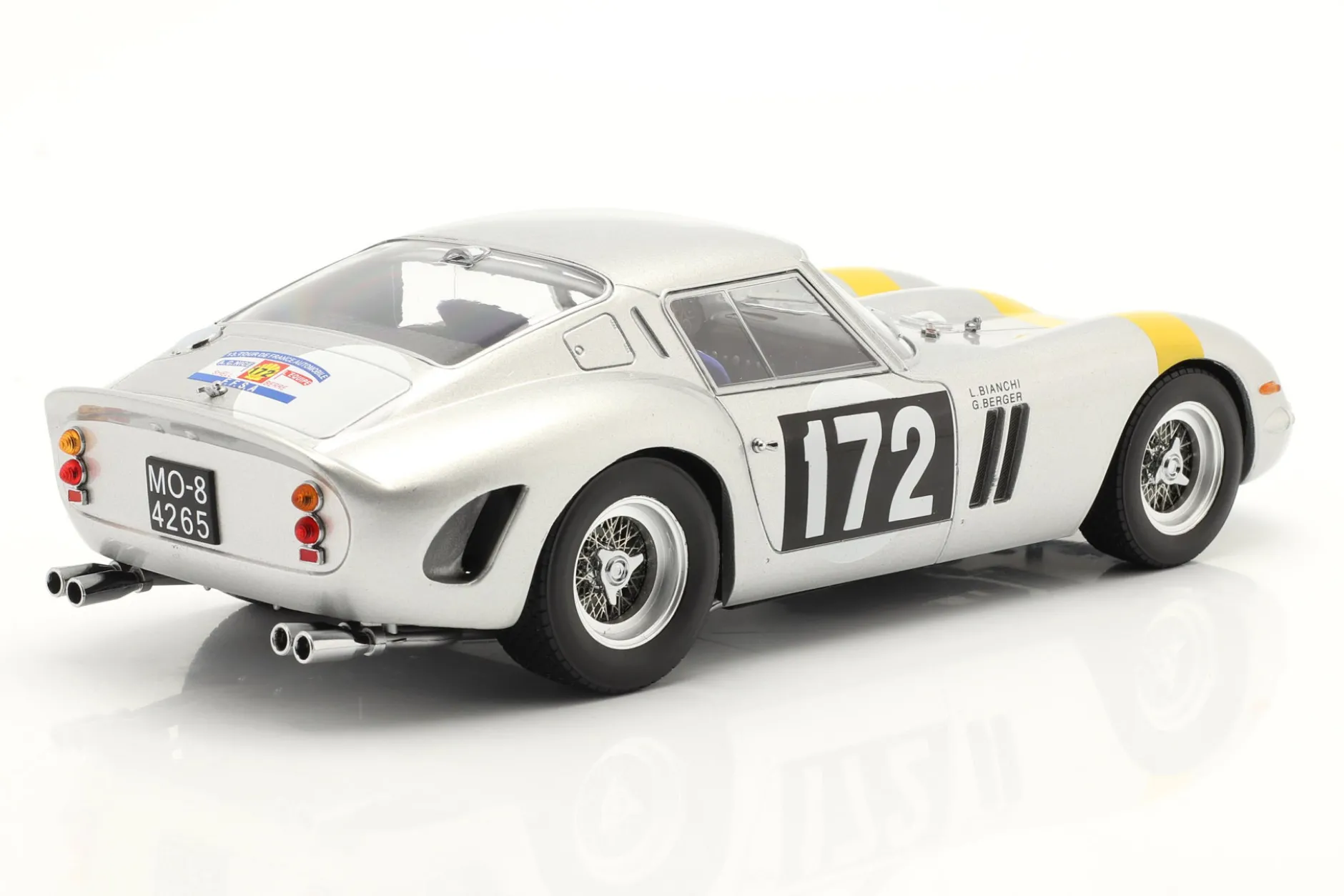Ferrari 250 GTO #172 Sieger Rallye Tour de France 1964 Bianchi, Berger 1:18 KK-Scale
