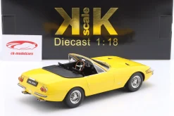 Ferrari 365 GTS/4 Daytona Cabrio 1.Serie Baujahr 1969 gelb 1:18 KK-Scale