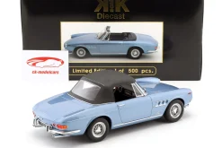 Ferrari 275 GTS Pininfarina Spyder mit Speichenfelgen 1964 hellblau metallic 1:18 KK-Scale