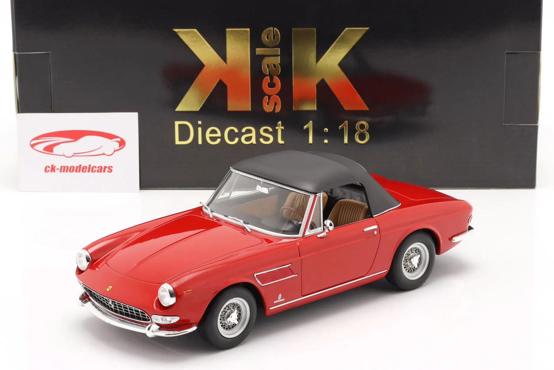 Ferrari 275 GTS Pininfarina Spyder Baujahr 1964 rot 1:18 KK-Scale