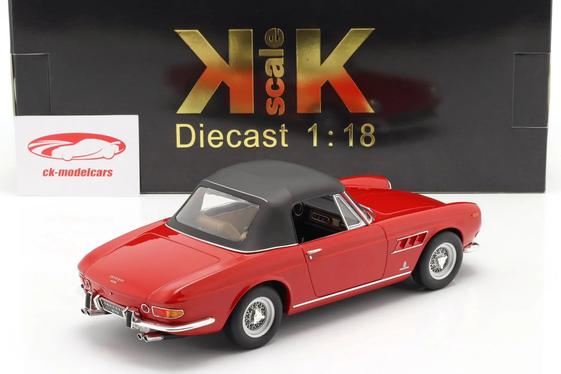 Ferrari 275 GTS Pininfarina Spyder Baujahr 1964 rot 1:18 KK-Scale