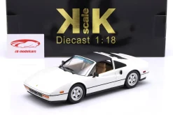 Ferrari 328 GTS US-Version Baujahr 1985 weiß 1:18 KK-Scale