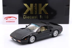 Ferrari 328 GTS US-Version Miami Vice 1985 schwarz 1:18 KK-Scale