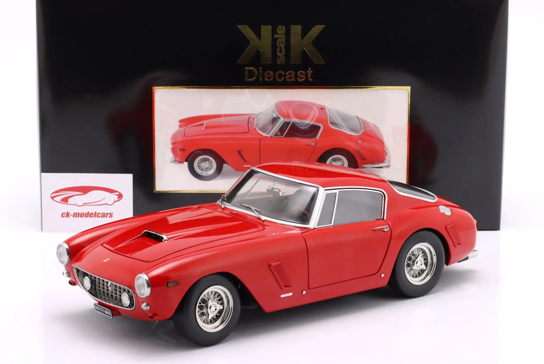 Ferrari 250 GT SWB Competizione Plain Body Version Baujahr 1961 rot 1:12 KK-Scale
