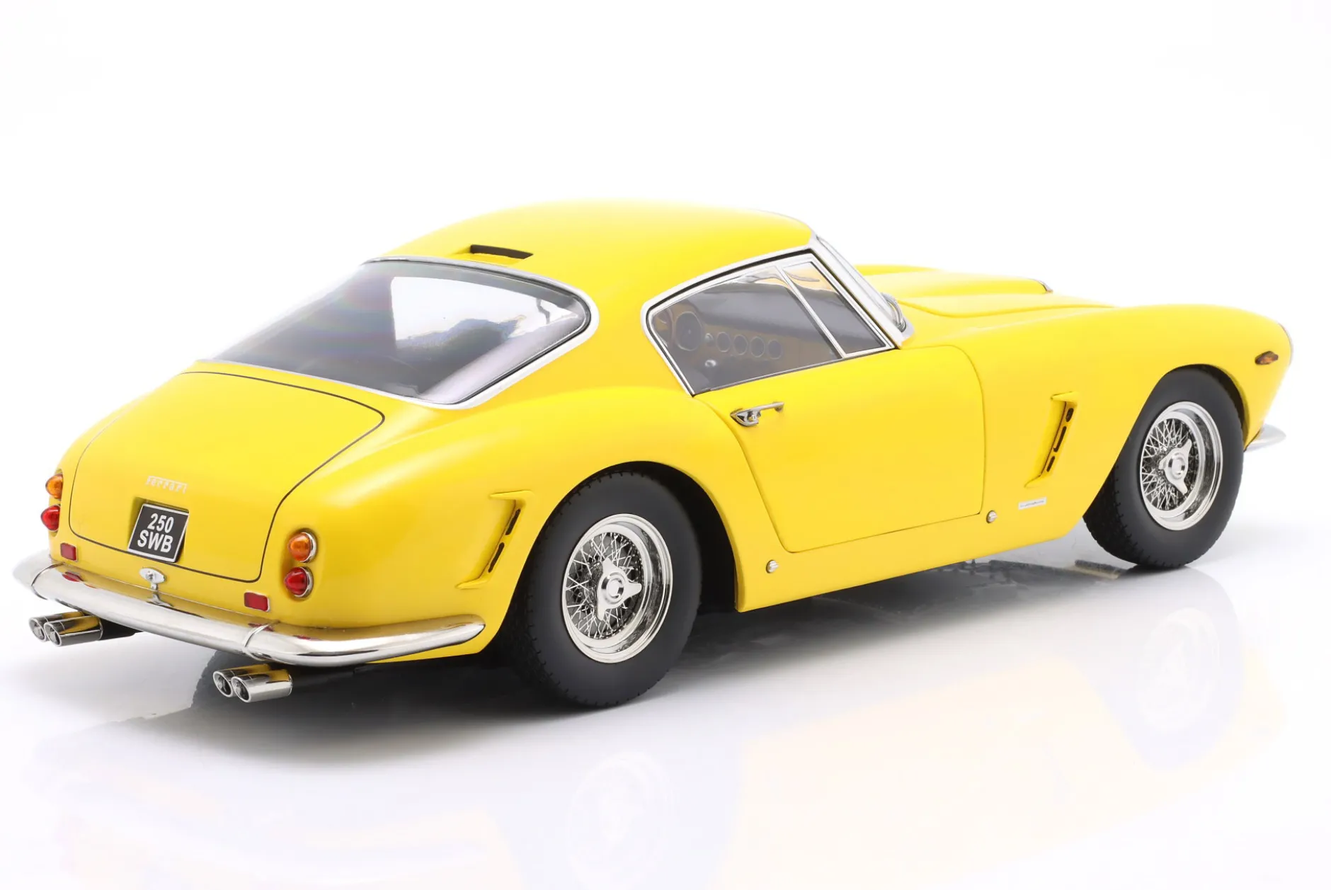 Ferrari 250 GT SWB Passo Corto Baujahr 1961 gelb 1:12 KK-Scale