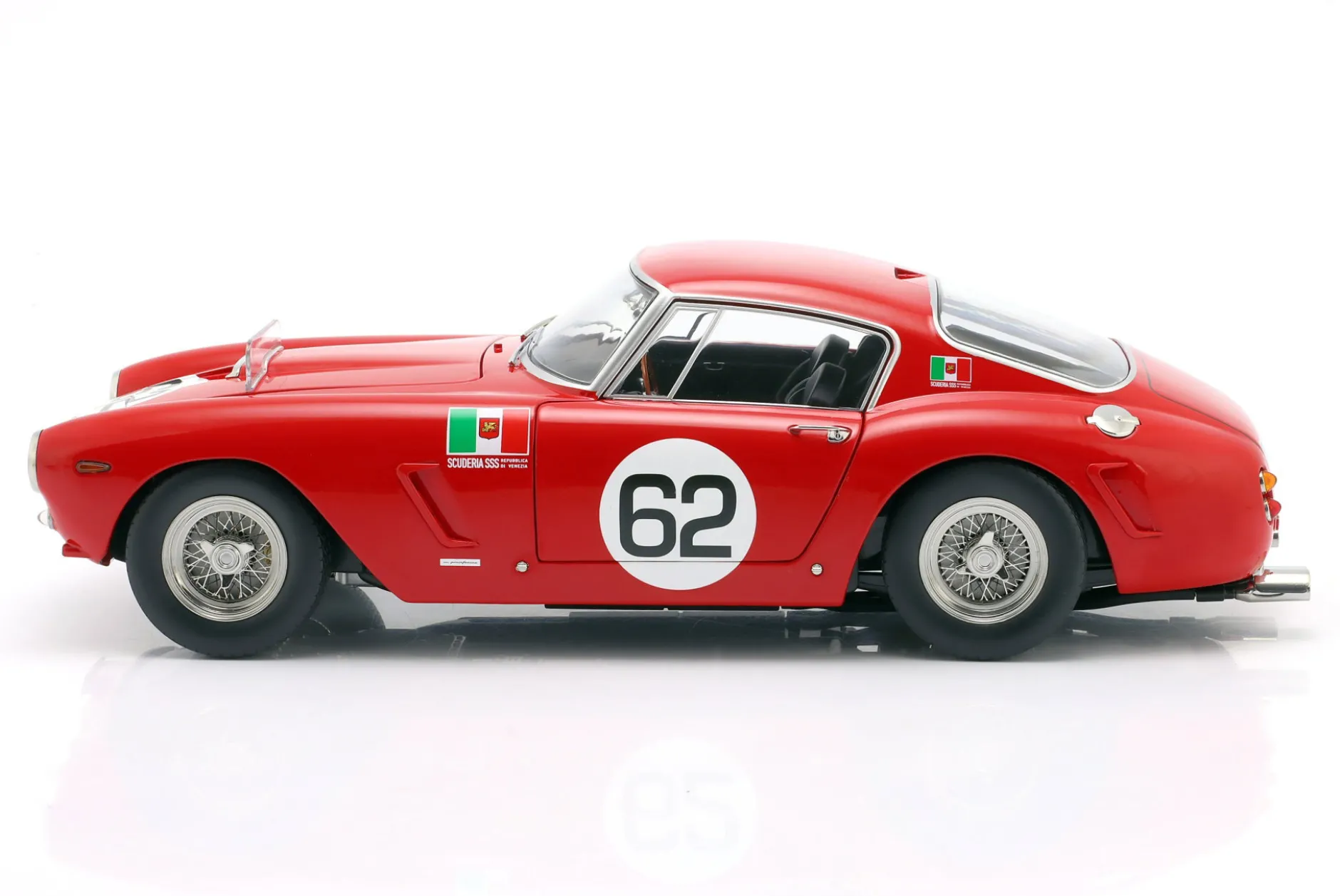 Ferrari 250 GT SWB #62 Sieger Coppa Inter-Europa Monza 1960 Abate 1:12 KK-Scale