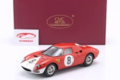 Ferrari 250 LM #8 2nd 12h Reims 1964 Surtees, Bandini 1:18 CMC