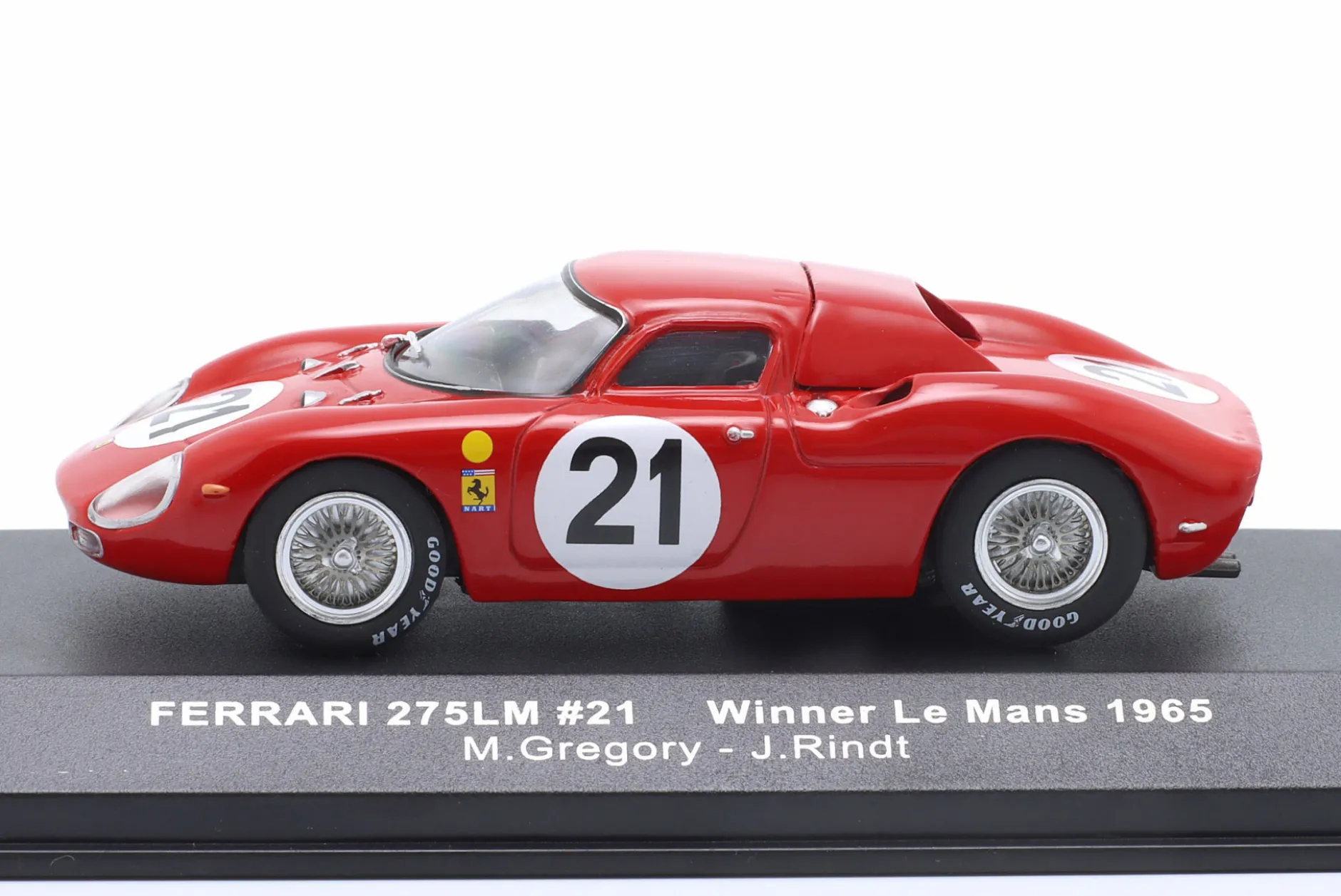 Ferrari 250 LM #21 Sieger 24h LeMans 1965 Rindt, Gregory, Hugus 1:43 Ixo