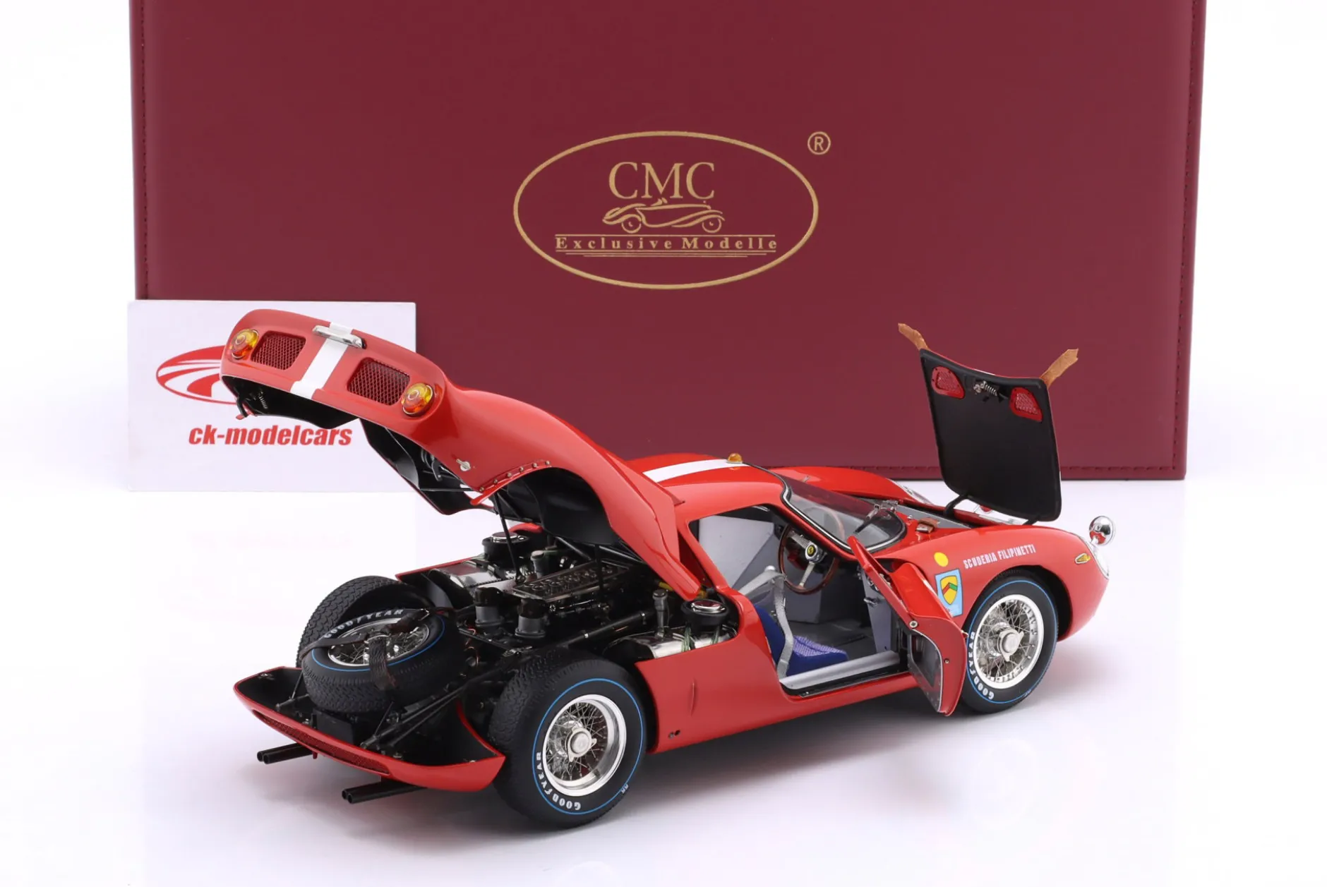 Ferrari 250 LM #27 6th 24h LeMans 1965 Spoerry, Boller 1:18 CMC