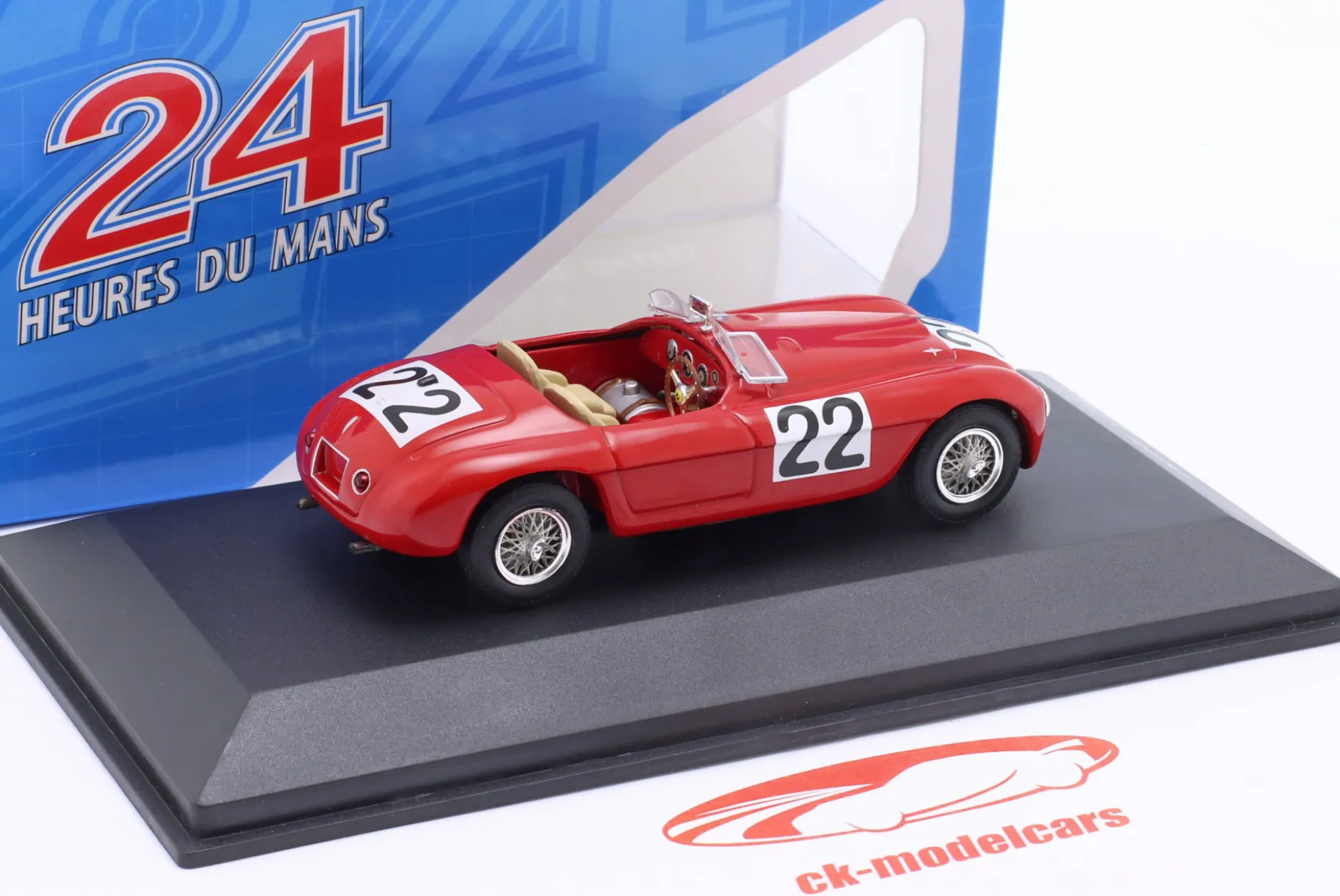 Ferrari 166MM #22 Sieger 24h LeMans 1949 Chinetti, Seldson 1:43 Ixo