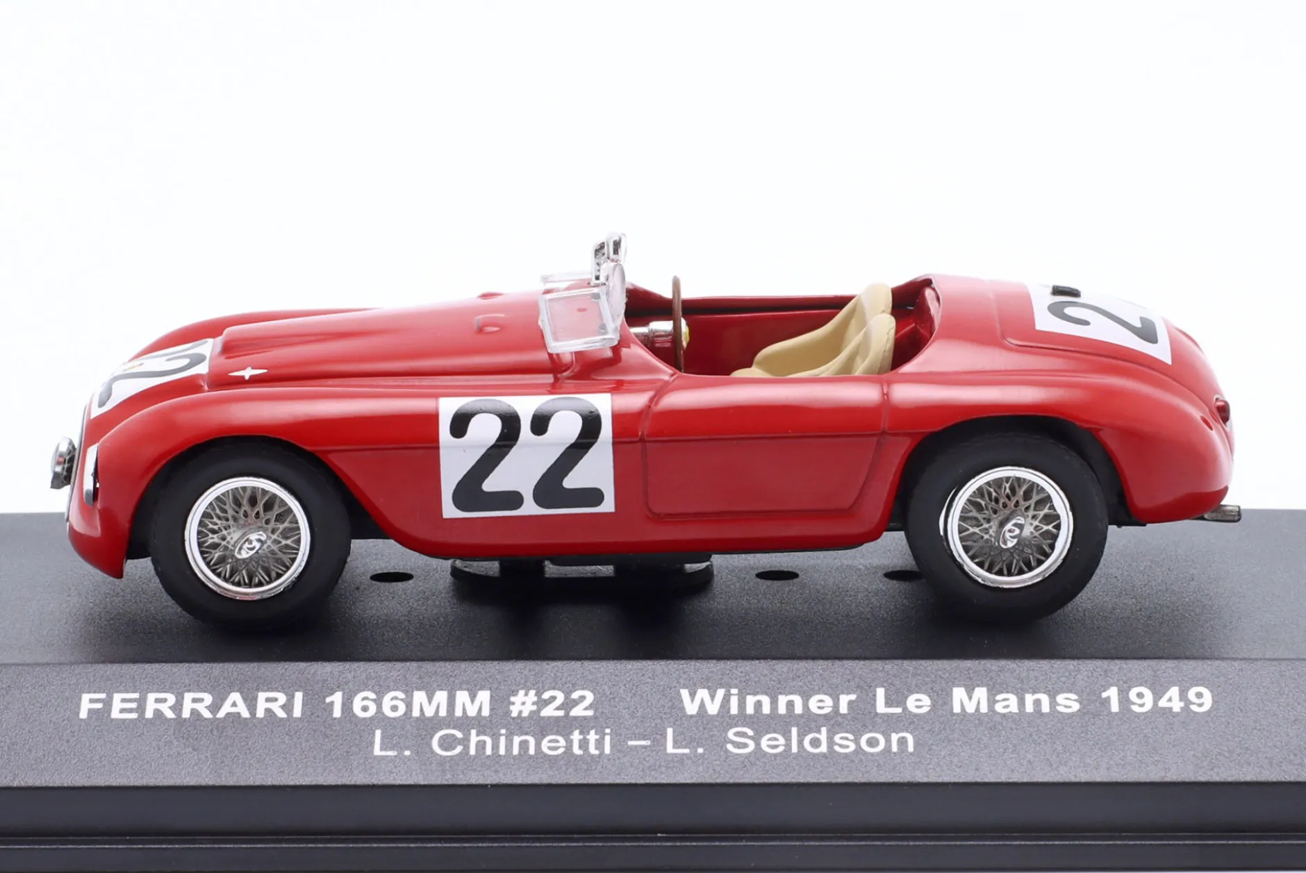 Ferrari 166MM #22 Sieger 24h LeMans 1949 Chinetti, Seldson 1:43 Ixo