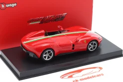 Ferrari Monza SP1 Baujahr 2019 rot 1:43 Bburago Signature