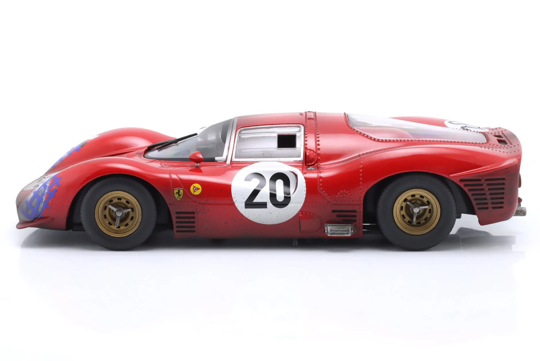 Ferrari 330 P3 Coupé #20 24h LeMans 1966 Dirty Version 1:18 WERK83