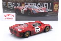 Ferrari 330 P3 Coupé #20 24h LeMans 1966 Dirty Version 1:18 WERK83