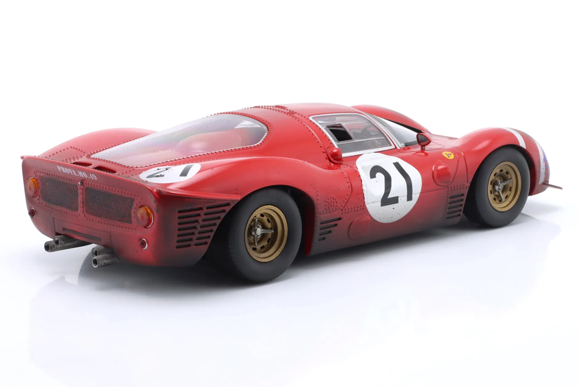 Ferrari 330 P3 Coupé #21 24h LeMans 1966 Dirty Version 1:18 WERK83