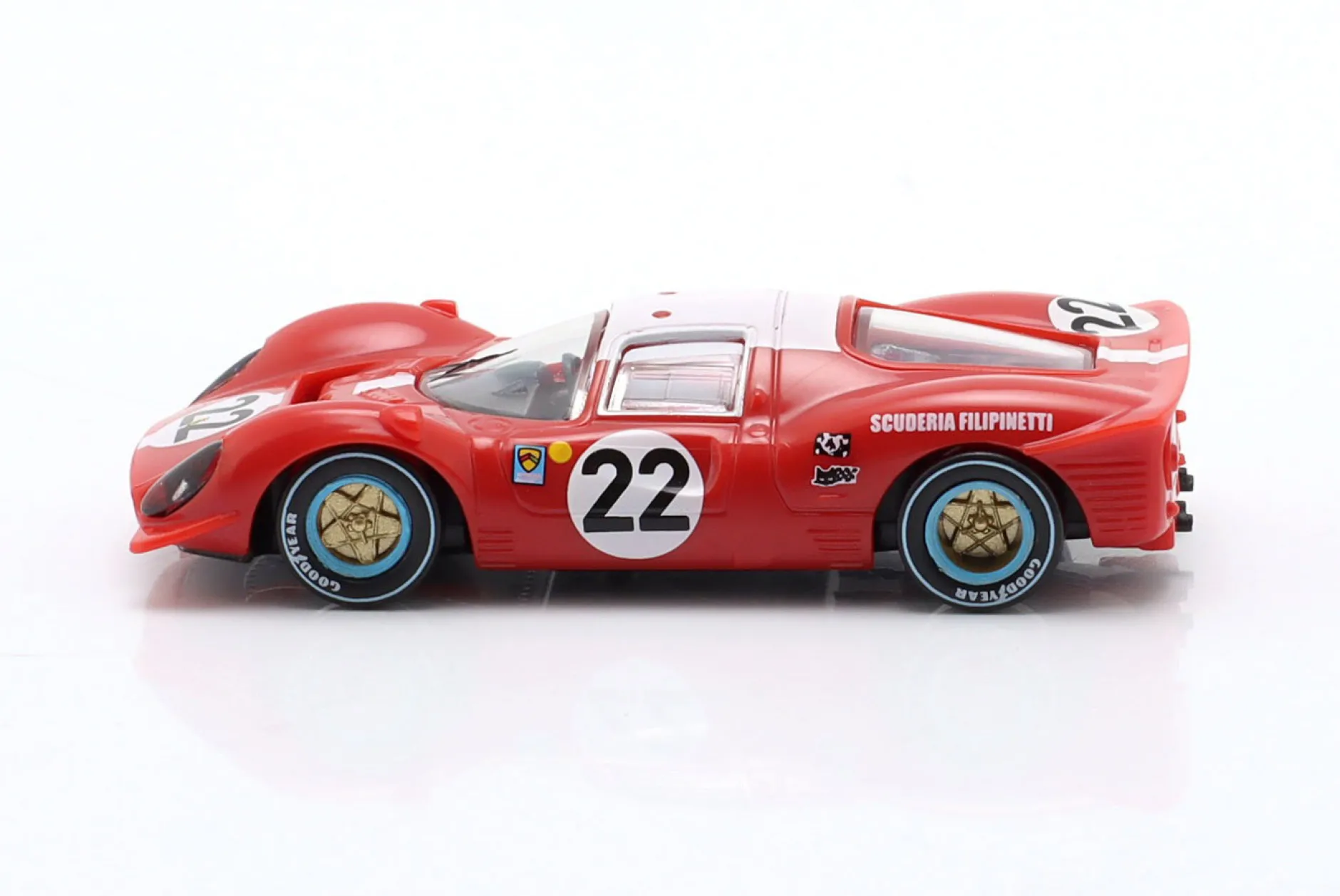 Ferrari 412P #22 24h LeMans 1967 Guichet, Müller 1:87 Wiking