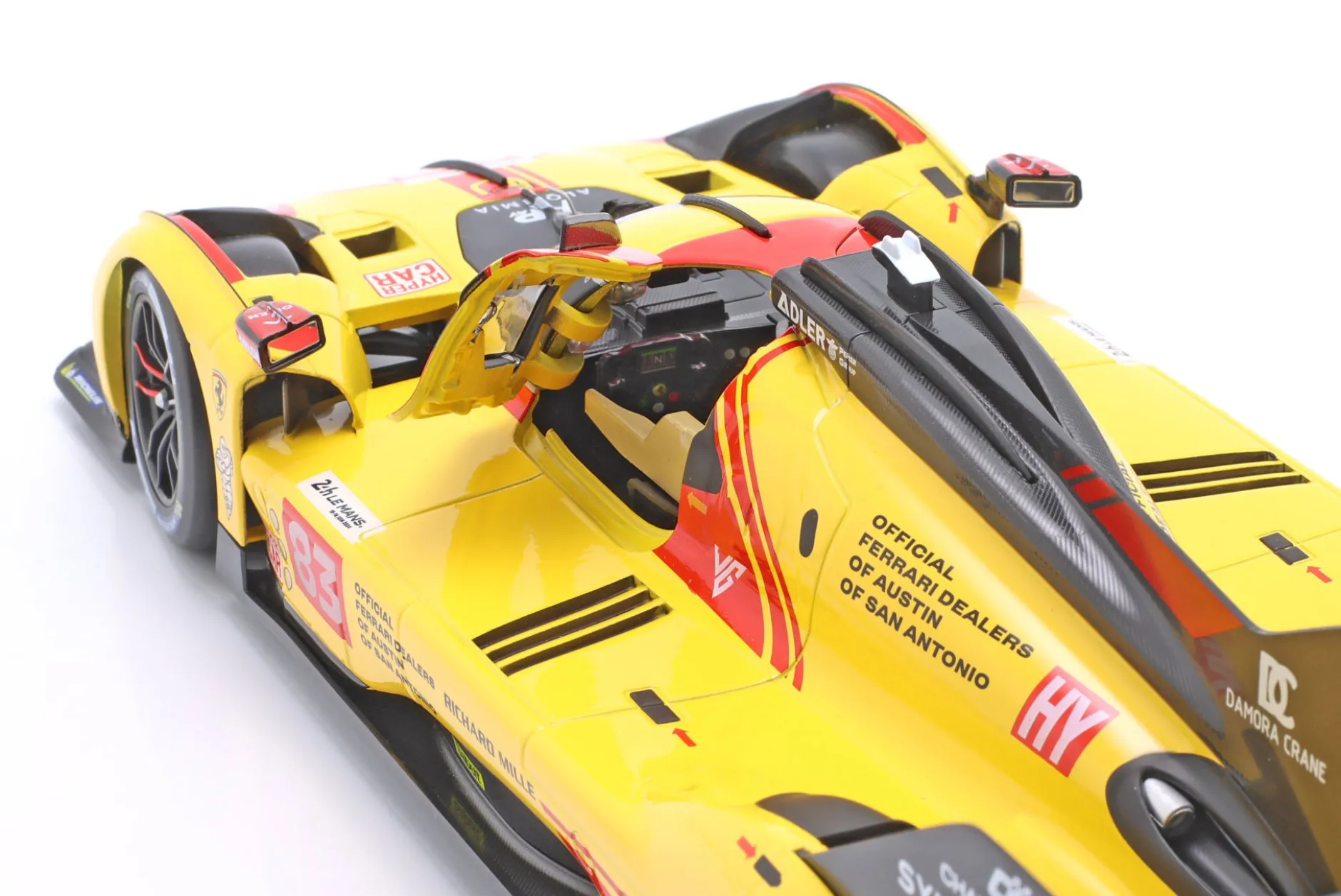 Ferrari 499P #83 24h LeMans 2024 Kubica, Shwartzman, Ye 1:18 Bburago