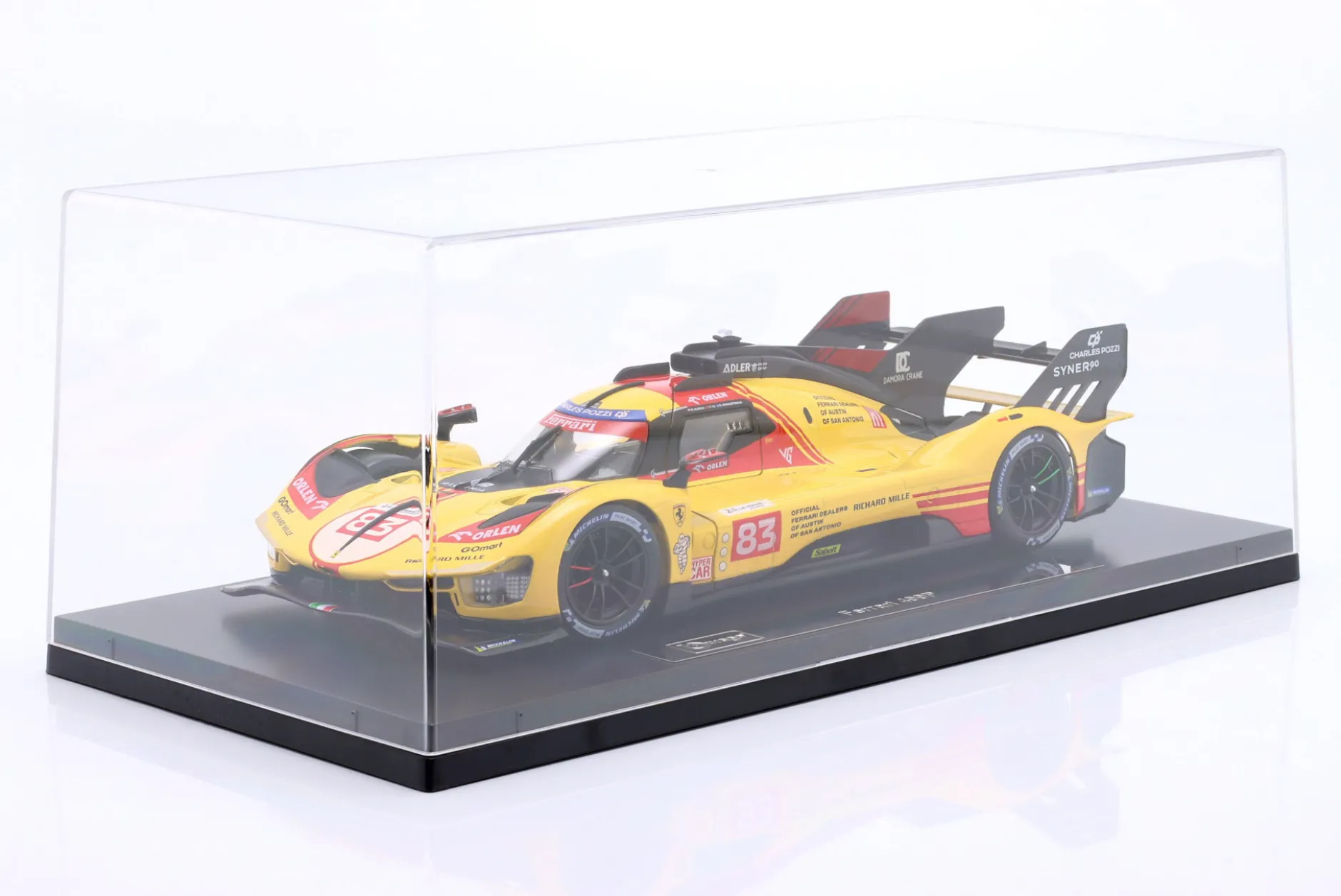 Ferrari 499P #83 24h LeMans 2024 Kubica, Shwartzman, Ye 1:18 Bburago
