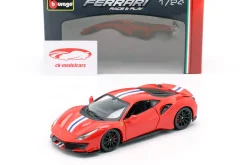 Ferrari 488 Pista Baujahr 2018 rot 1:24 Bburago