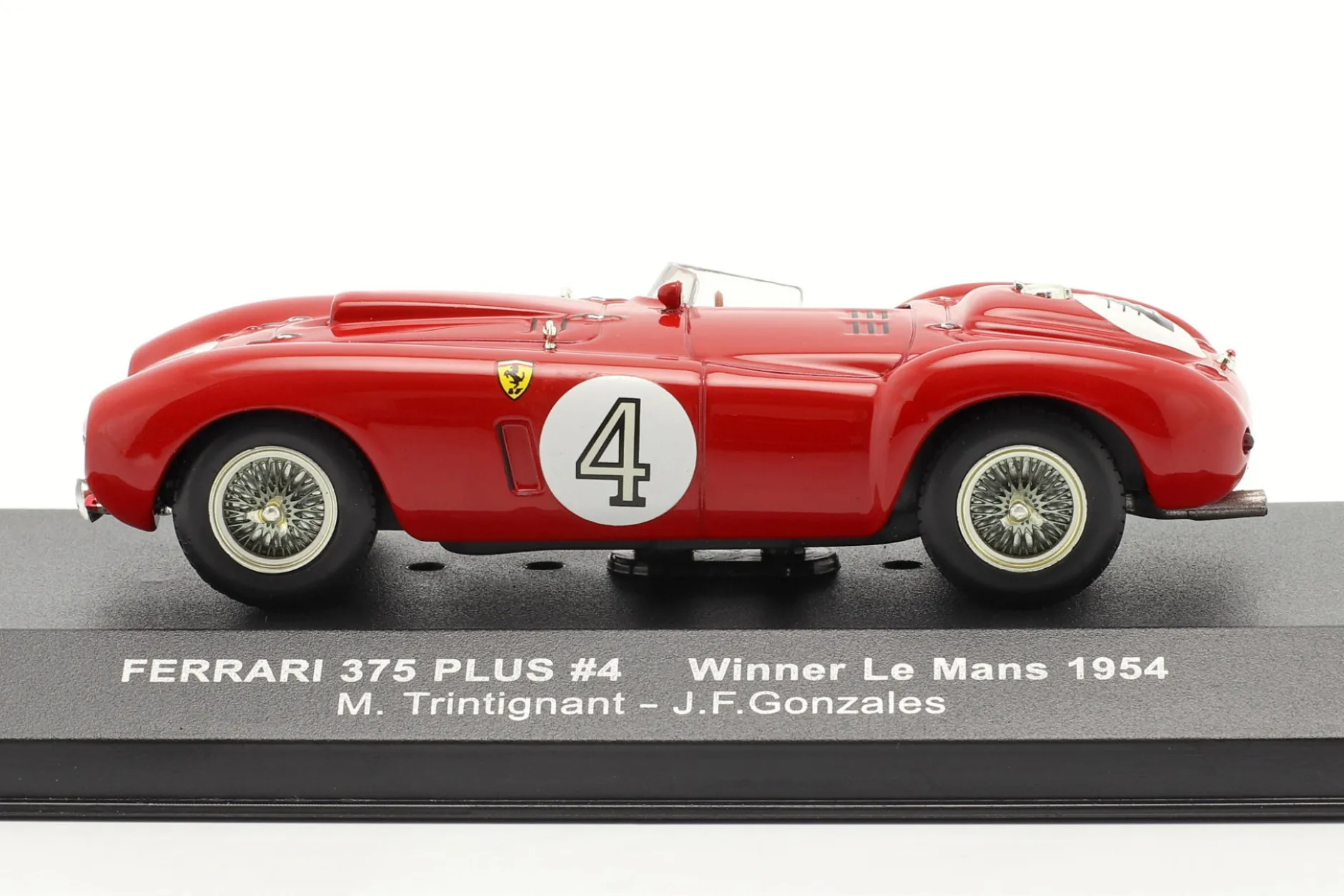 Ferrari 375 Plus #4 Winner 24h LeMans 1954 Trintignant, Gonzales 1:43 Ixo