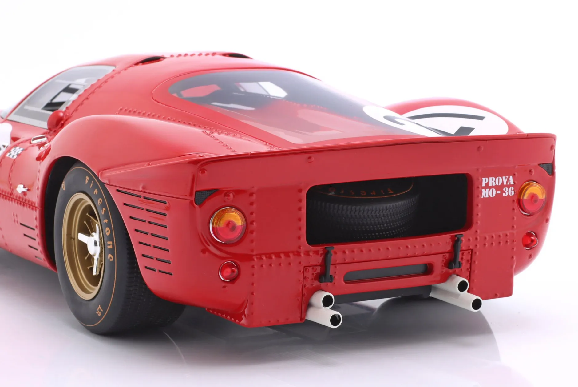 Ferrari 330 P4 #21 2nd 24h LeMans 1967 Scarfiotti, Parkes 1:12 WERK83