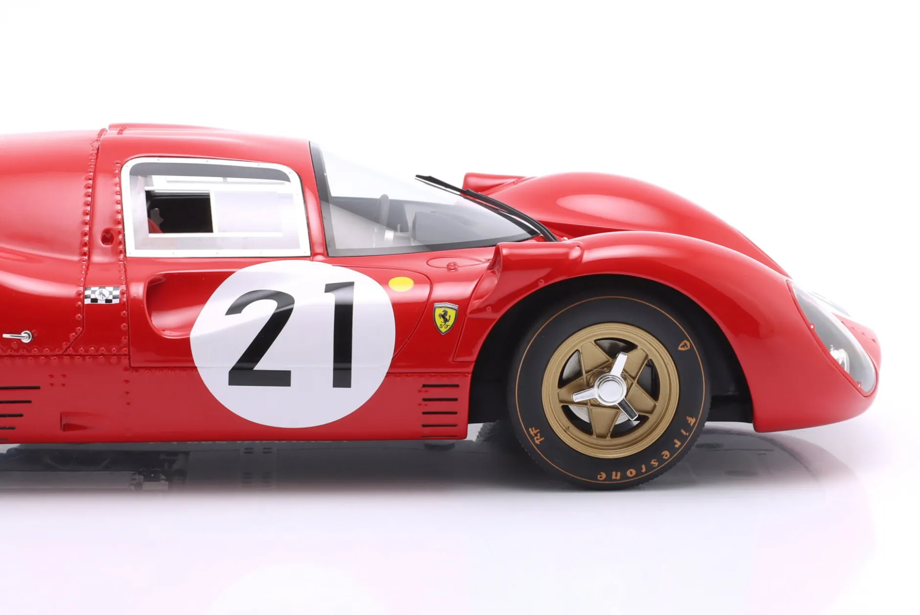Ferrari 330 P4 #21 2nd 24h LeMans 1967 Scarfiotti, Parkes 1:12 WERK83