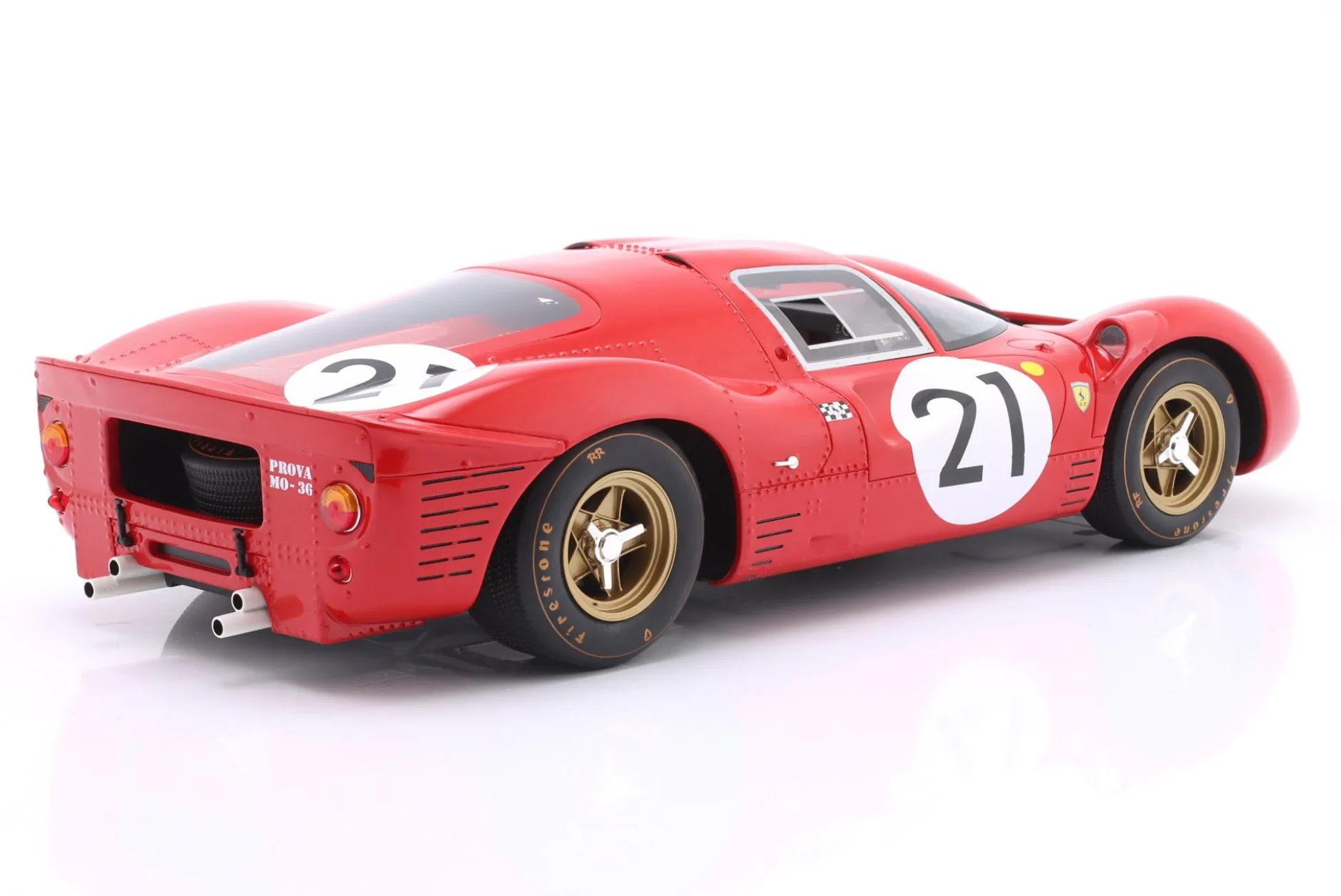 Ferrari 330 P4 #21 2nd 24h LeMans 1967 Scarfiotti, Parkes 1:12 WERK83