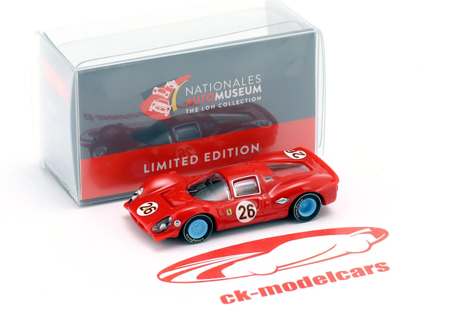 Ferrari 412P #26 3rd 24h Daytona 1967 Rodriguez, Guichet 1:87 Wiking
