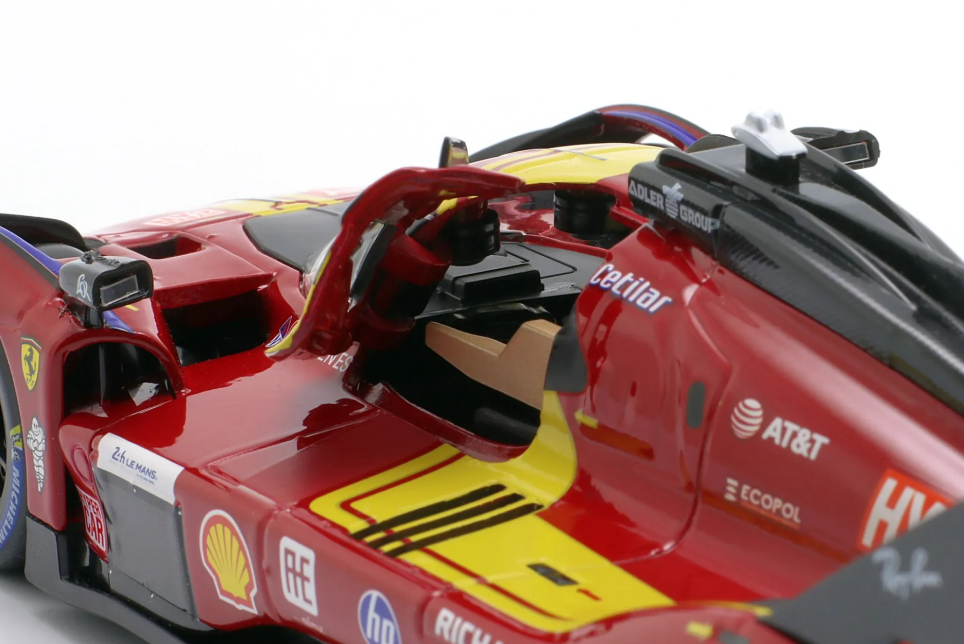 Ferrari 499P #51 3rd 24h LeMans 2025 Giovinazzi, Guidi, Calado 1:24 Bburago